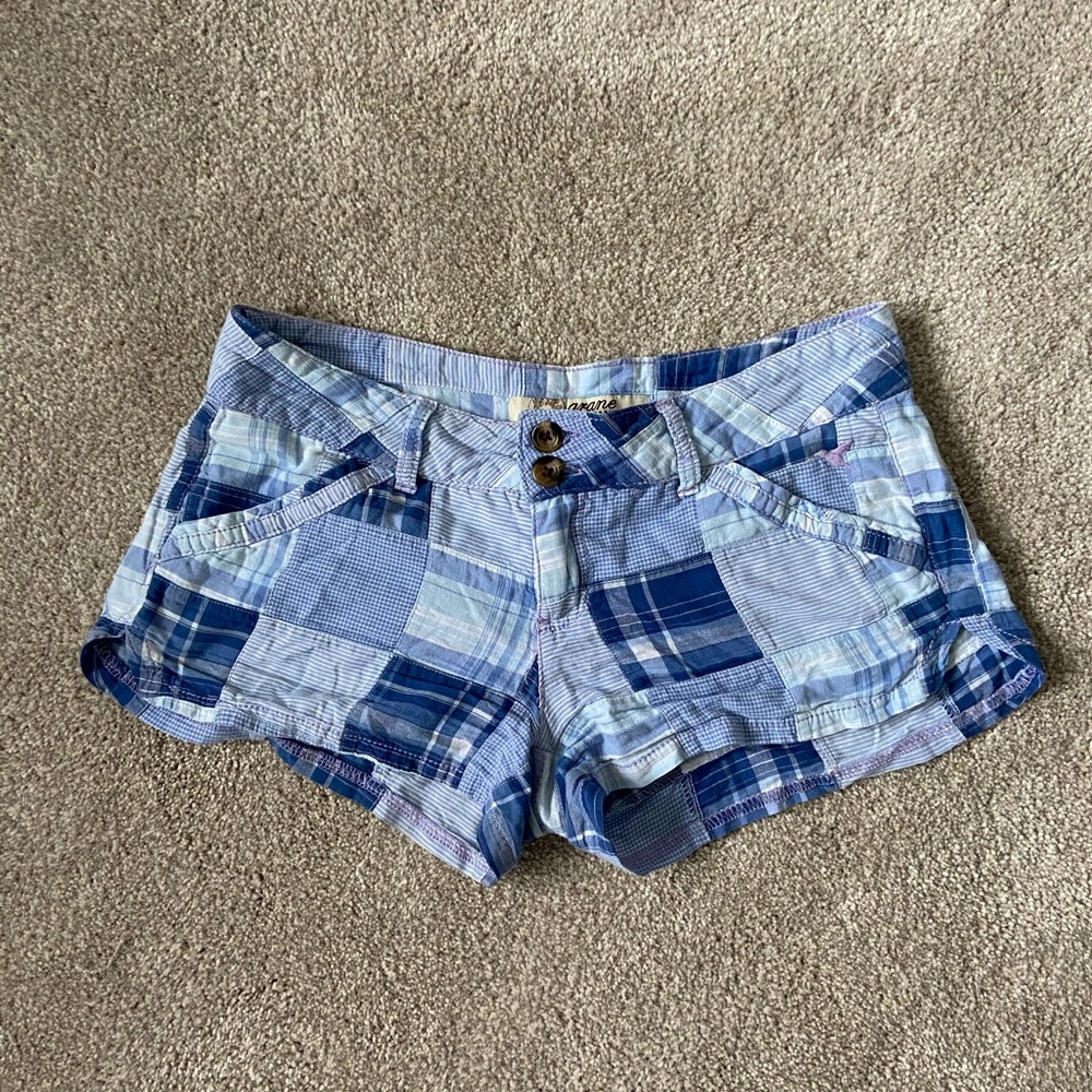 Patterned Plaid Summer Shorts Size 7